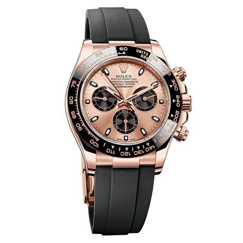 rolex daytona black rose gold rubber strap|Rolex daytona rubber strap replacement.